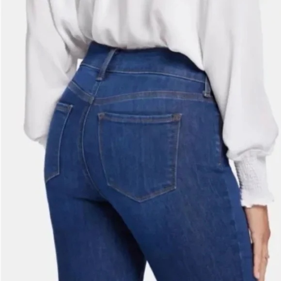 NYDJ Ami Skinny Jeans Women's Size 12P Blue Denim Lift Tuck Technology stretch - Picture 16 of 16